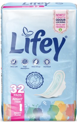 Lifey Night Thin (32 Pads)