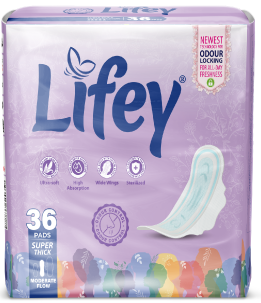 Lifey Super Thick Economy Pack  (36Pads)