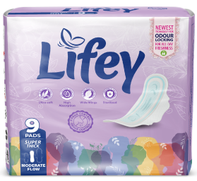Lifey Super Thick Pads (9Pads)